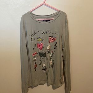 Longsleeve Girly fashion tee